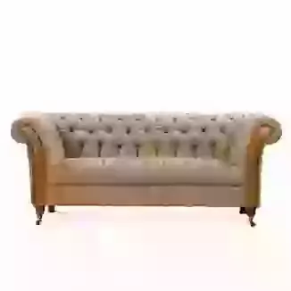 Harris Tweed Chesterfield Style 2 Seater Sofa